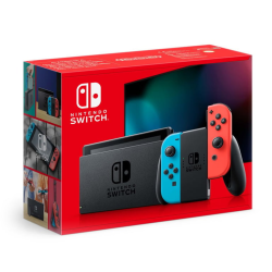 Console Switch + Joy Con R&B Néon - Illuminez Votre Jeu !