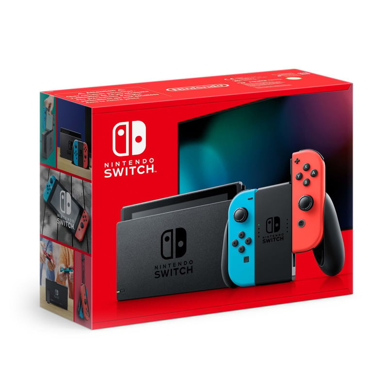 Console Switch + Joy Con R&B Néon - Illuminez Votre Jeu !
