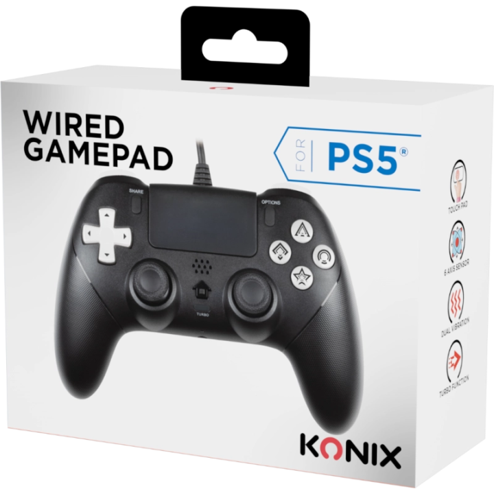Manette filaire pour PS5