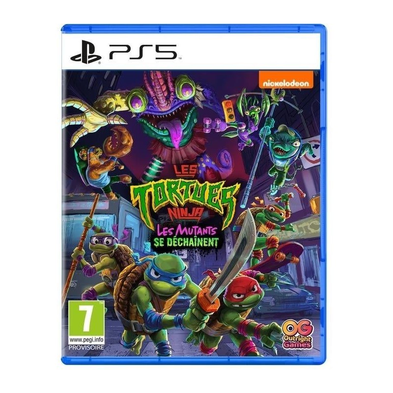 Jeu PS5 Tortues Ninja les mutants se déchaînent