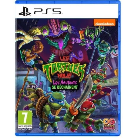 Jeu PS5 Tortues Ninja les mutants se déchaînent